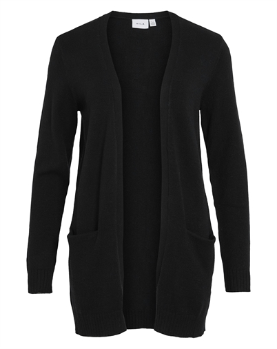 Vila - VIRil Open Strickcardigan - Black